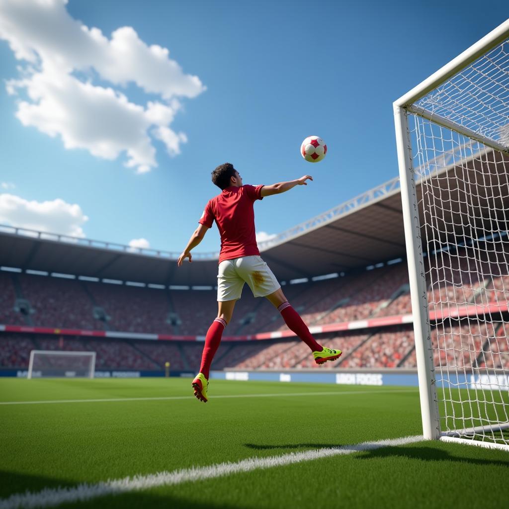 Cầu thủ cao đánh đầu trong FIFA Online 2