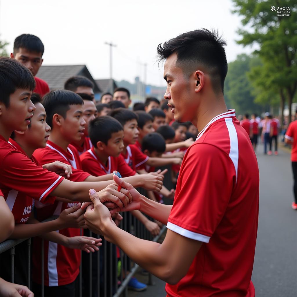 Cầu thủ FC Thanh Hóa và quê hương