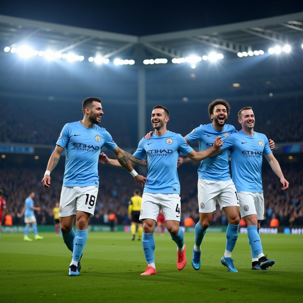 Cầu thủ Man City trên màn ảnh