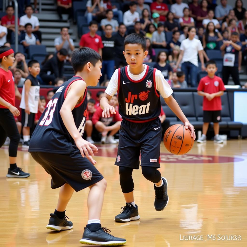 Cầu thủ Saigon Heat tại Jr. NBA 2018