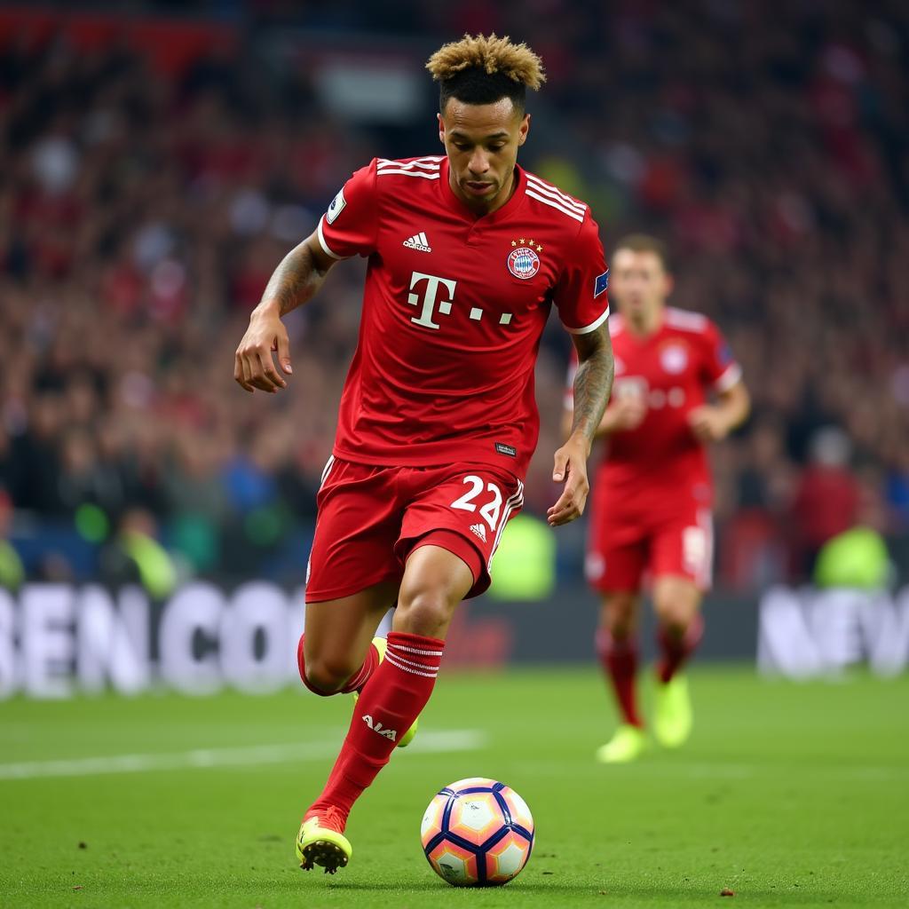 Corentin Tolisso trong màu áo Bayern Munich