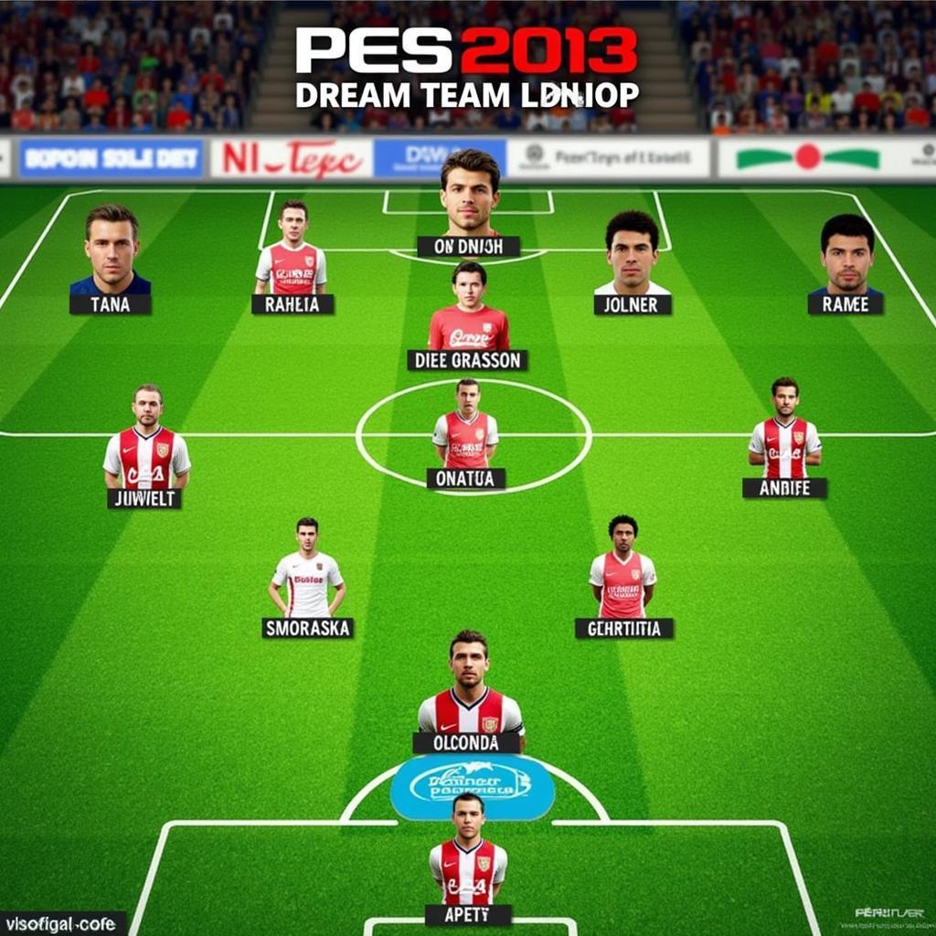 Đội hình mơ ước PES 2013