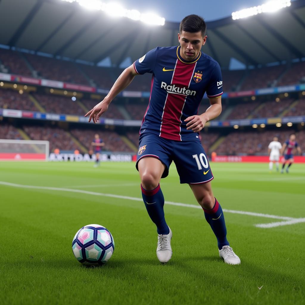 Game thể thao đá bóng FIFA 23 với đồ họa chân thực