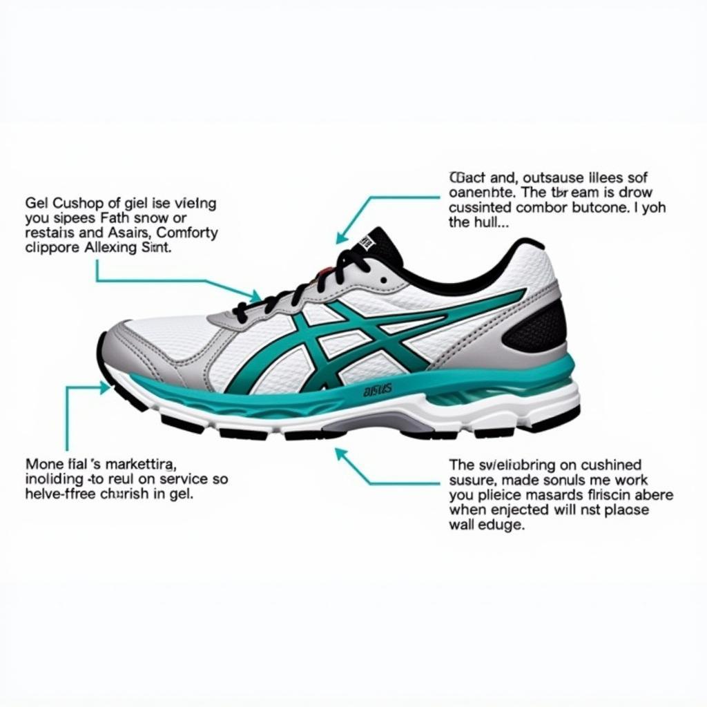 Giày Asics Nam với công nghệ GEL™