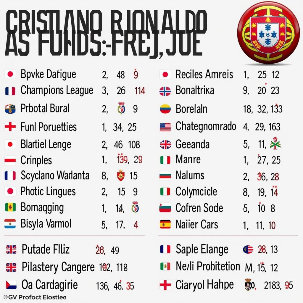 Các kỷ lục ghi bàn của Cristiano Ronaldo