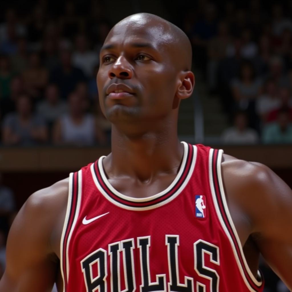 Michael Jordan trong chiếc áo Nike