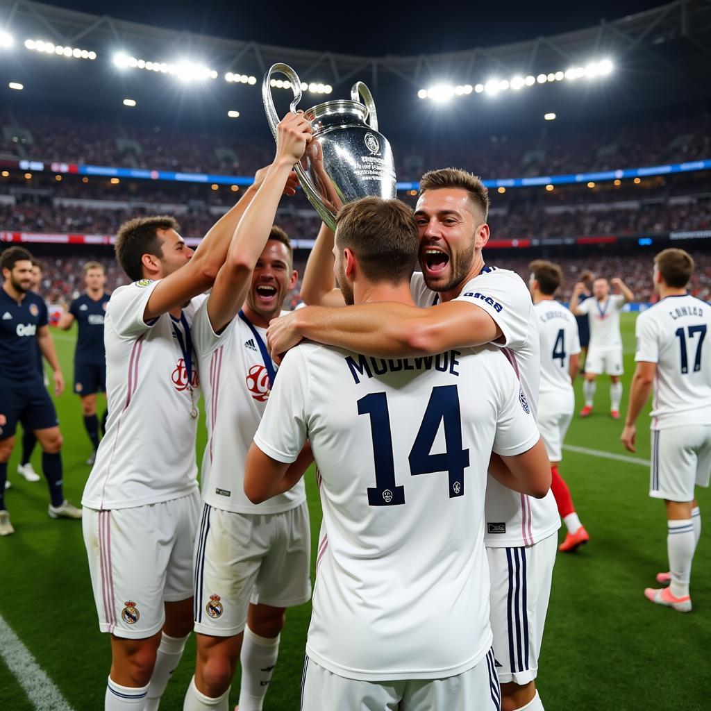 Modric cùng Real Madrid giành Champions League