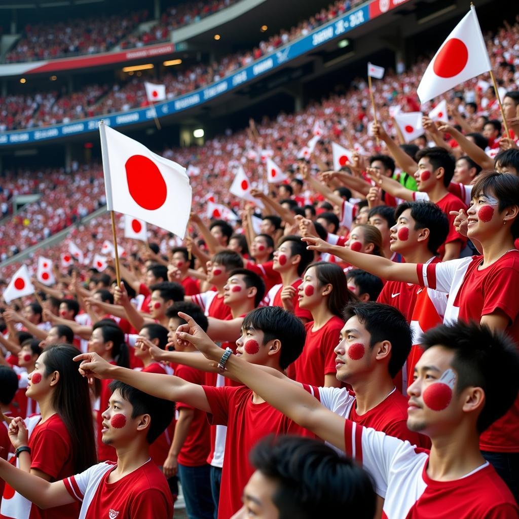 Người hâm mộ Nhật Bản kỳ vọng World Cup