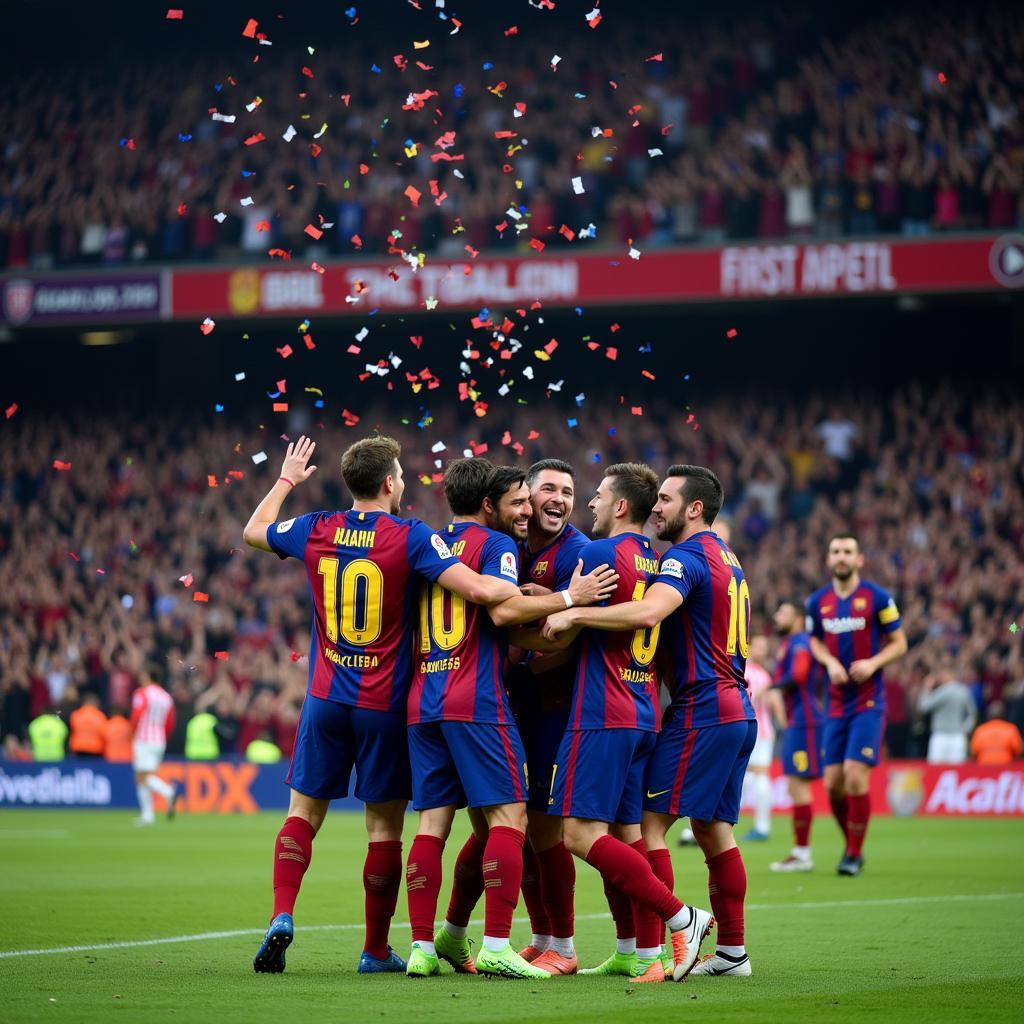 Những cầu thủ Barca tại cúp C1