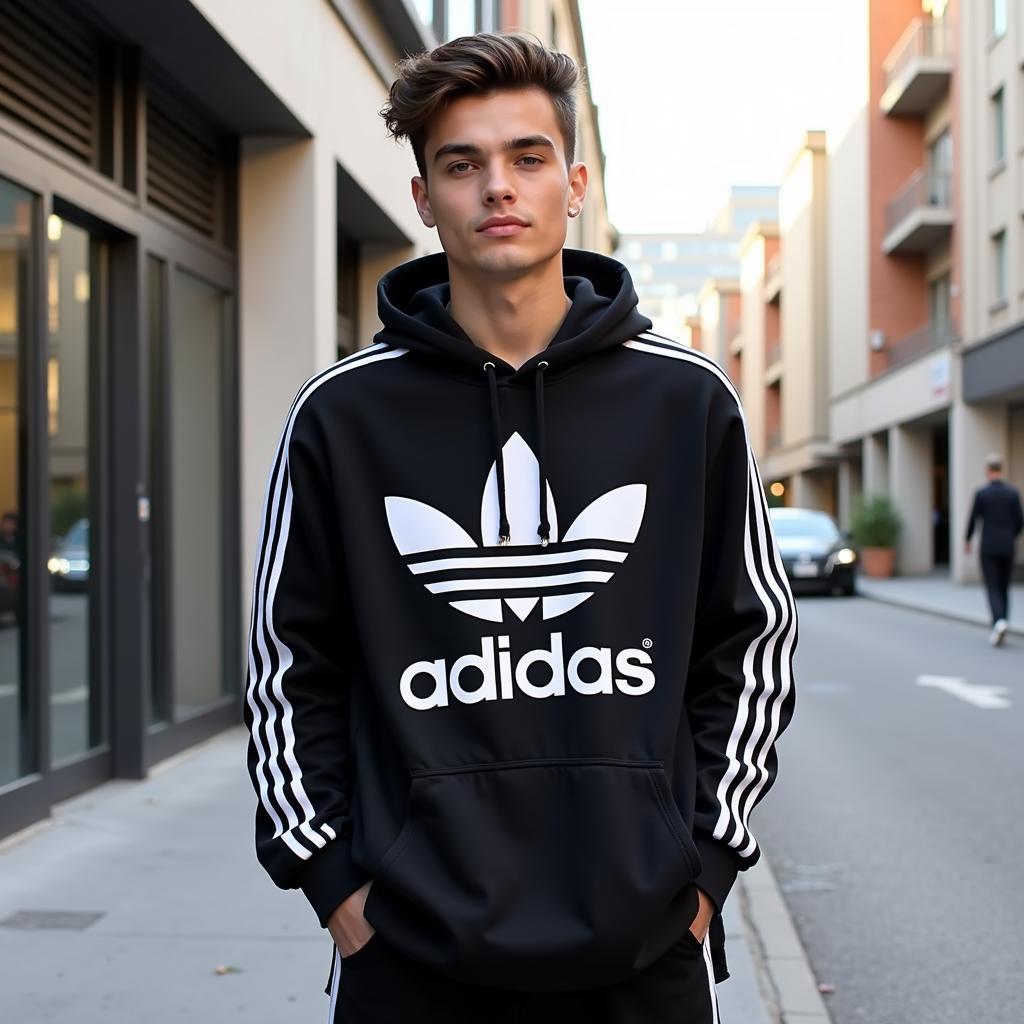 Phong cách thời trang với đồ thể thao nam Adidas