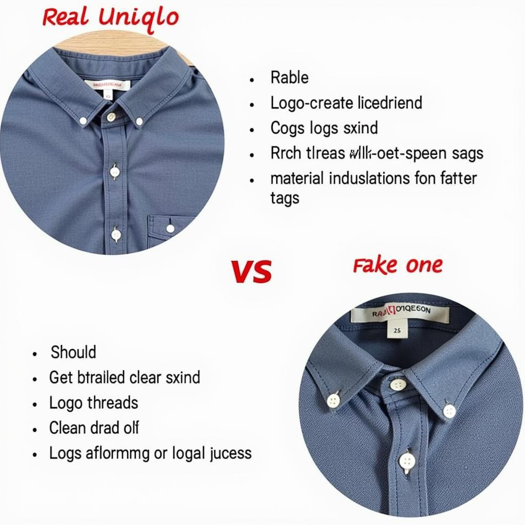 Phân biệt quần áo Uniqlo fake