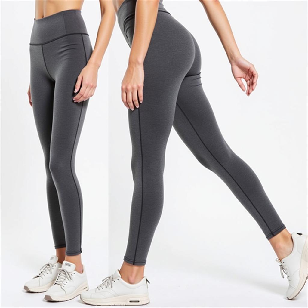 Quần thể thao nữ hotdeal legging ôm sát, tôn dáng, chất liệu co giãn thoải mái, phù hợp cho yoga và pilates.