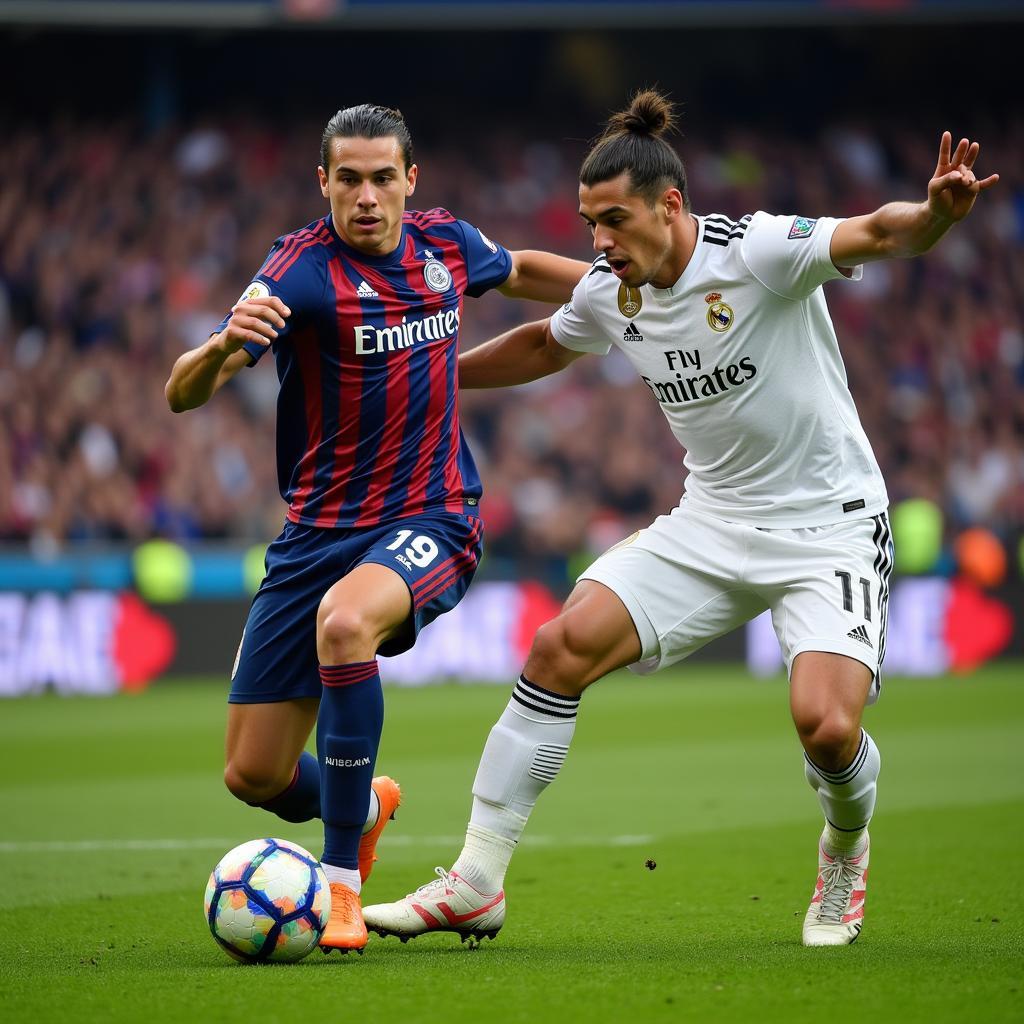 Raphael Varane trong màu áo Real Madrid