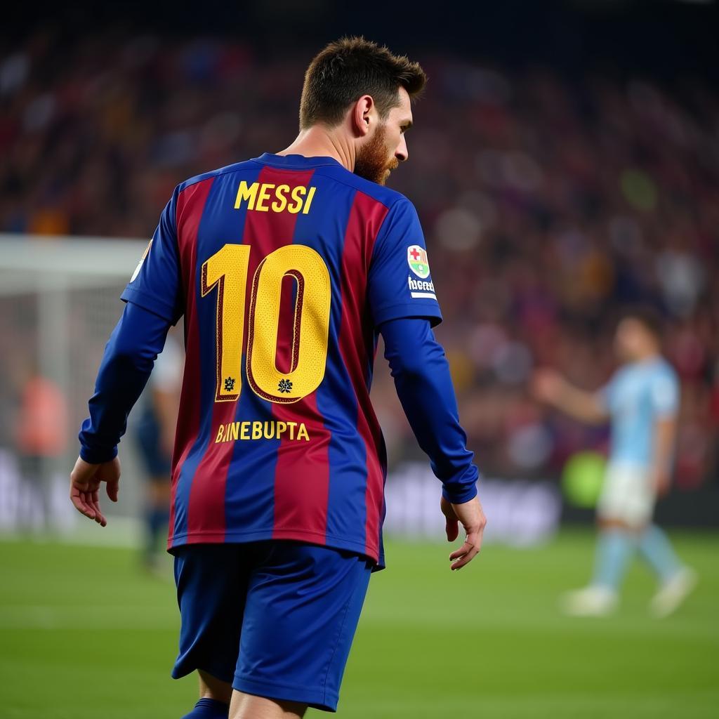 Lionel Messi số 10 Barca 2019