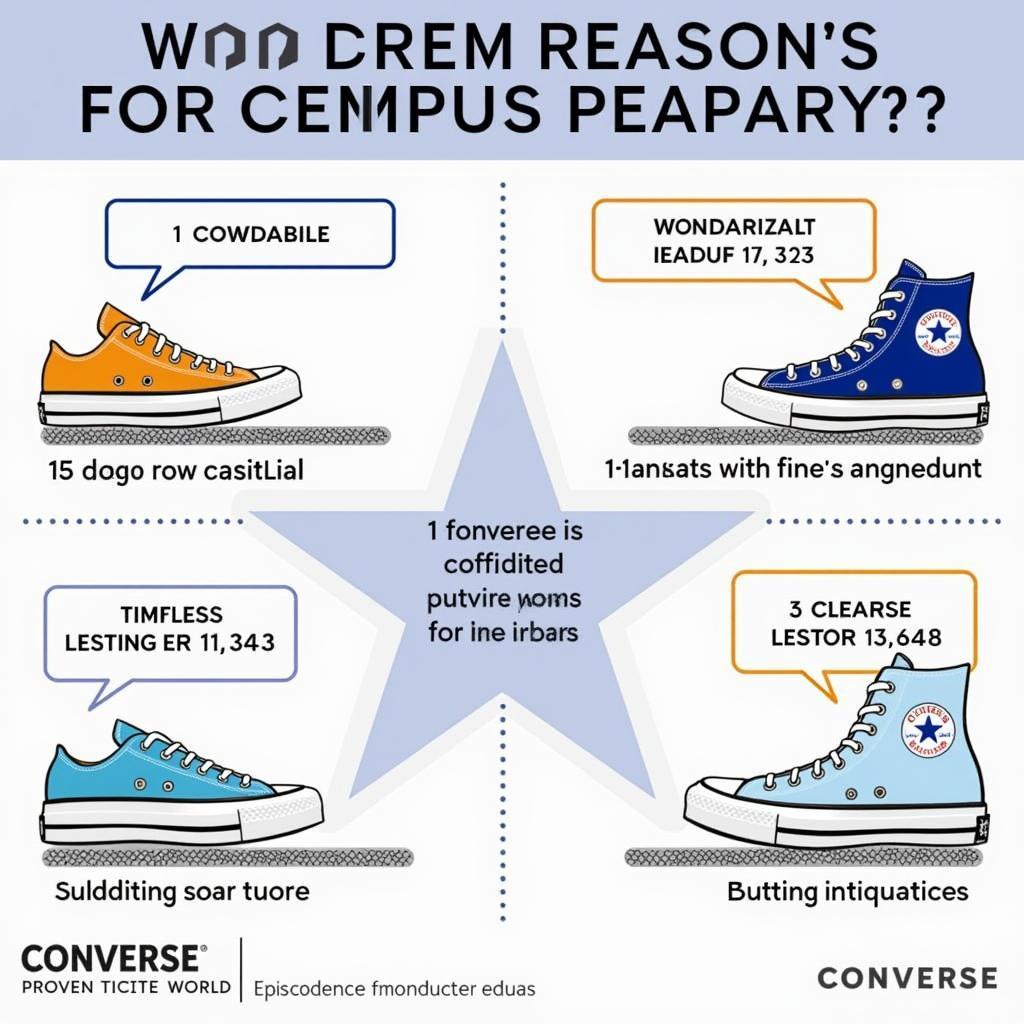 Lý do giày Converse được yêu thích