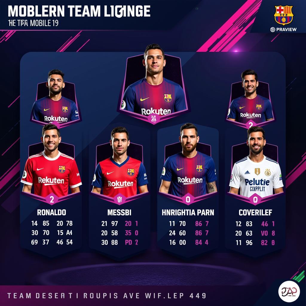 Đội hình cầu thủ FIFA Mobile 19 mạnh nhất