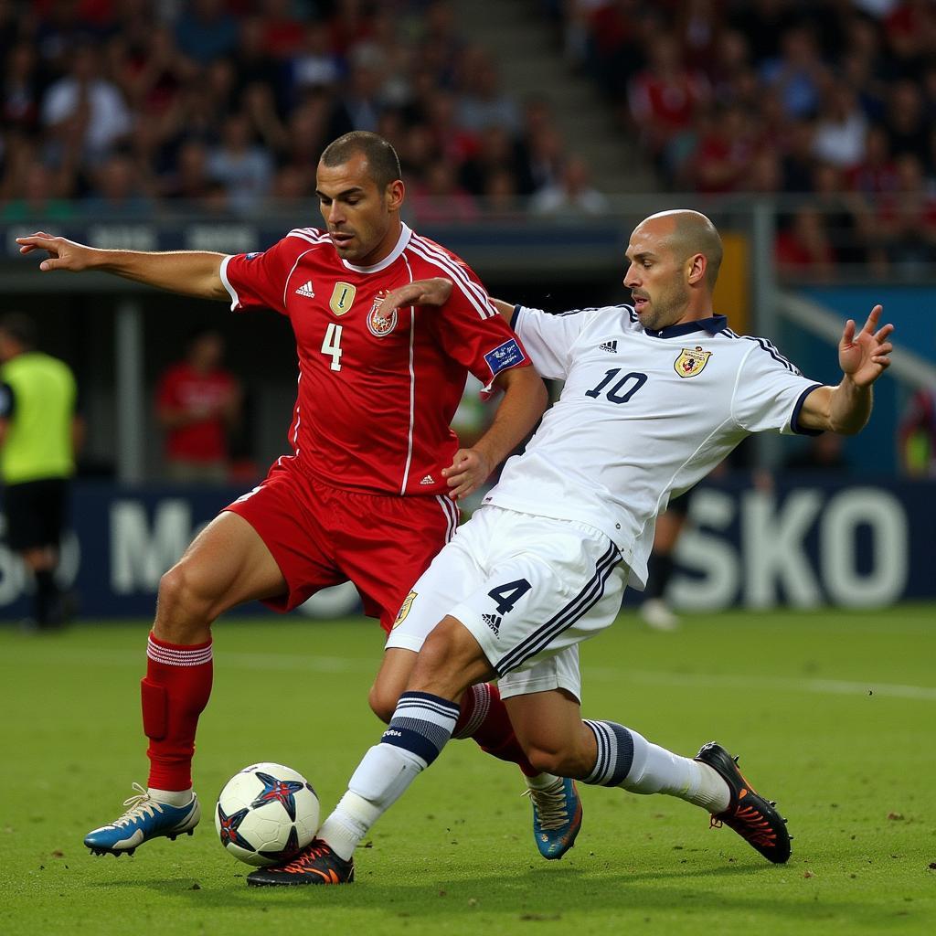 Zinedine Zidane trong trận chung kết World Cup 2006