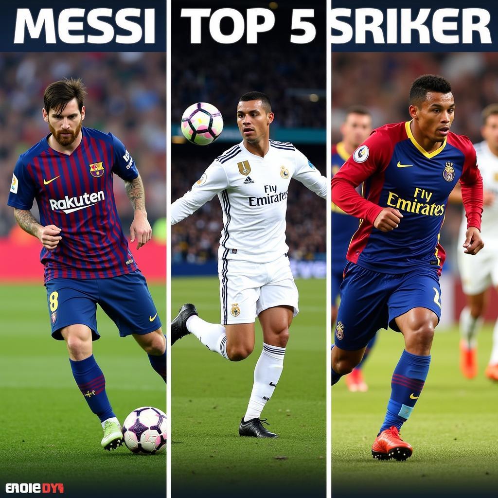 Top tiền đạo FO4: Messi, Ronaldo, Mbappe