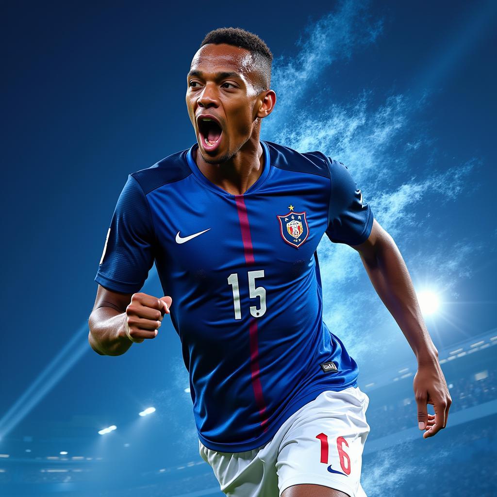 Kylian Mbappe Wallpaper 4K đội tuyển Pháp