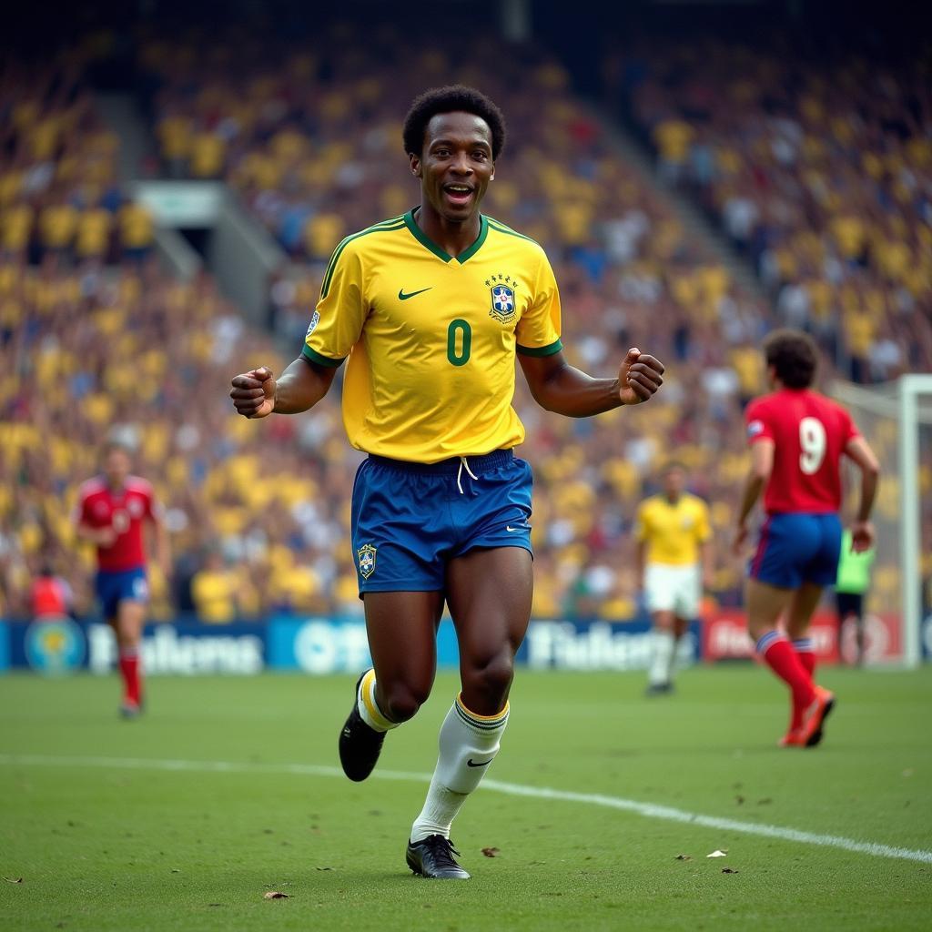 Pelé trong trận chung kết World Cup